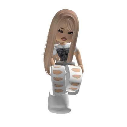 Distressed Denim Diva